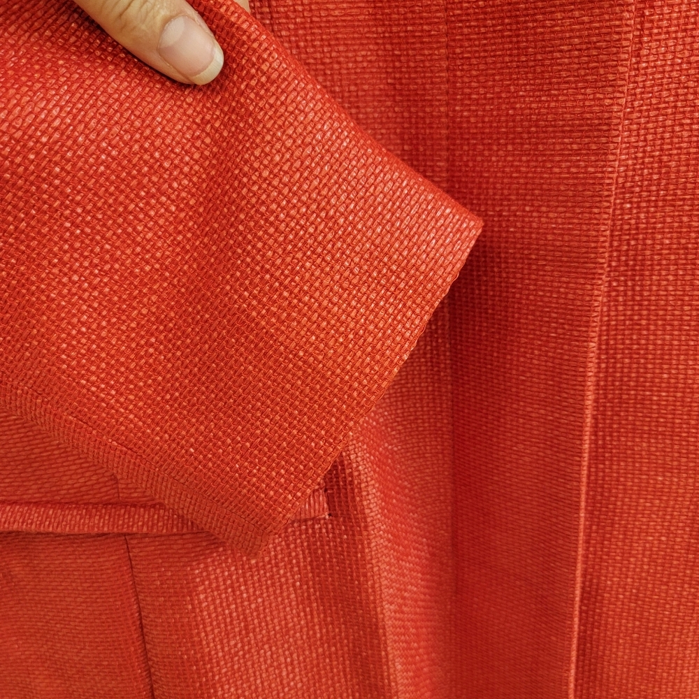 Zara Basic Elegant Red Women's Jacket Size Medium… - image 8